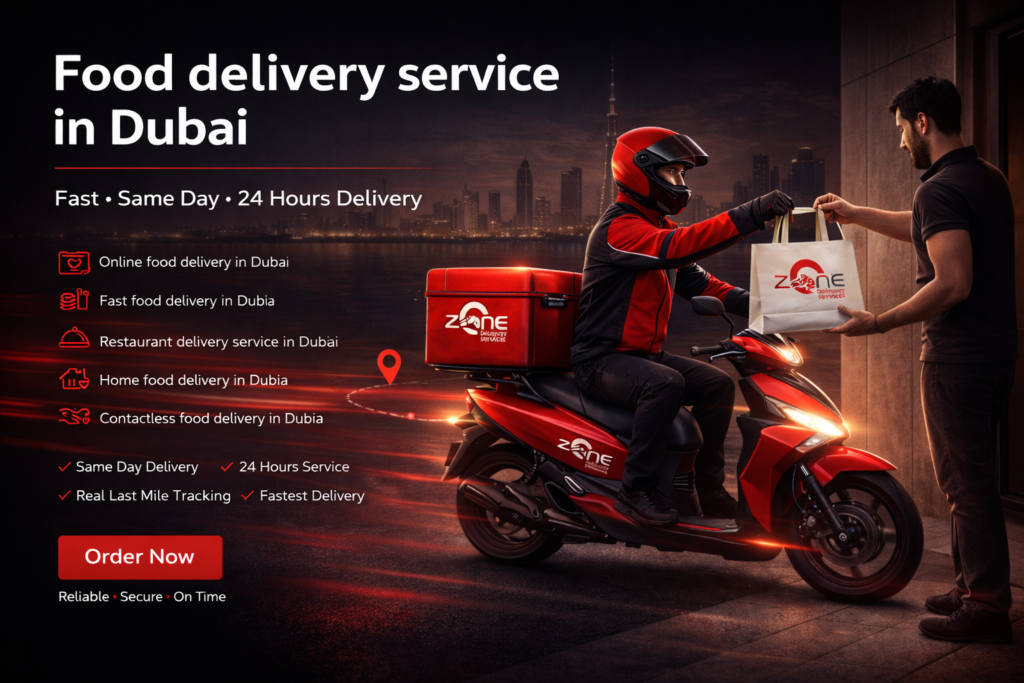 Food delivery service in Dubai