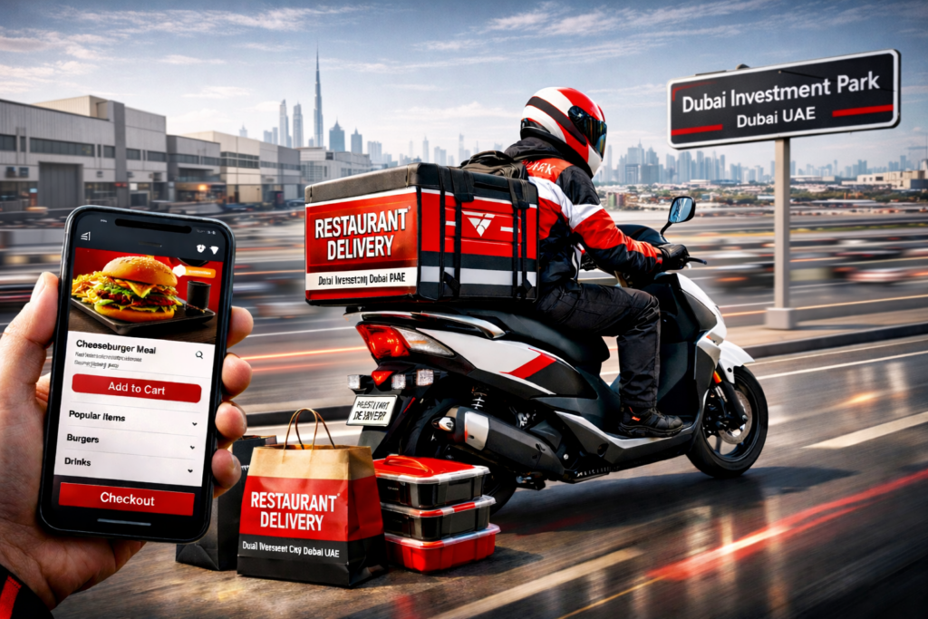 Restaurant Delivery Service in Dubai Investment Park