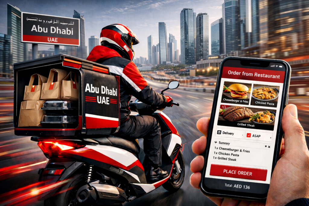 Restaurant Delivery Service in Abu Dhabi