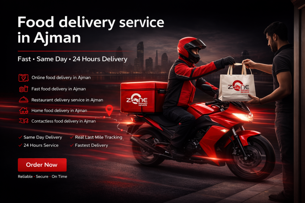 Food delivery service in Ajman