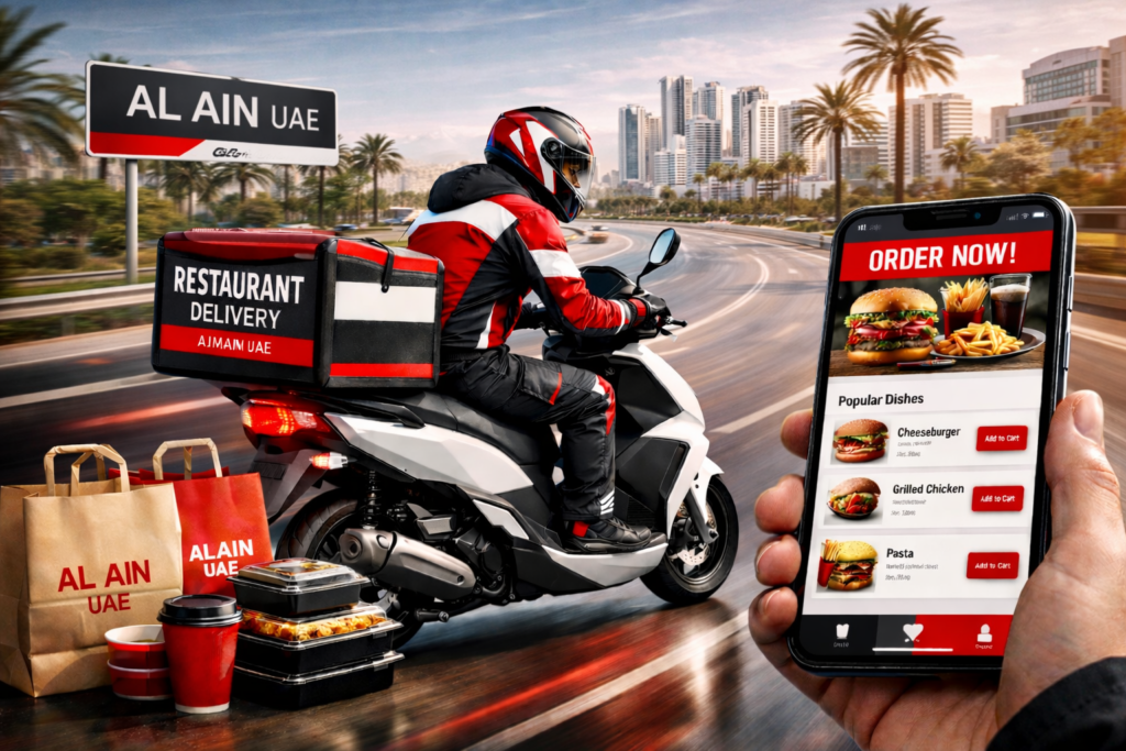 restaurant delivery service in Al Ain UAE