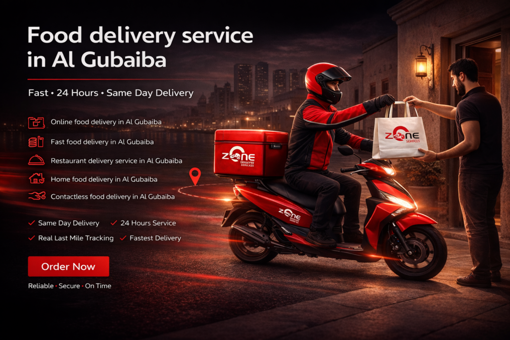Food delivery service in Al Gubaiba