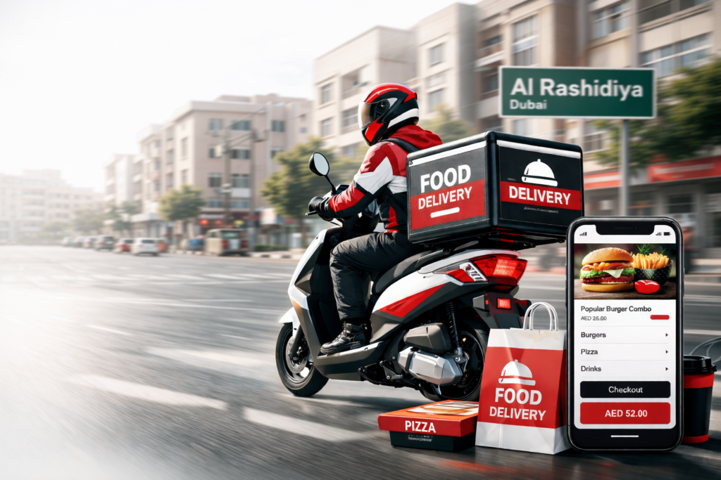 Food delivery service in Al Rashidiya