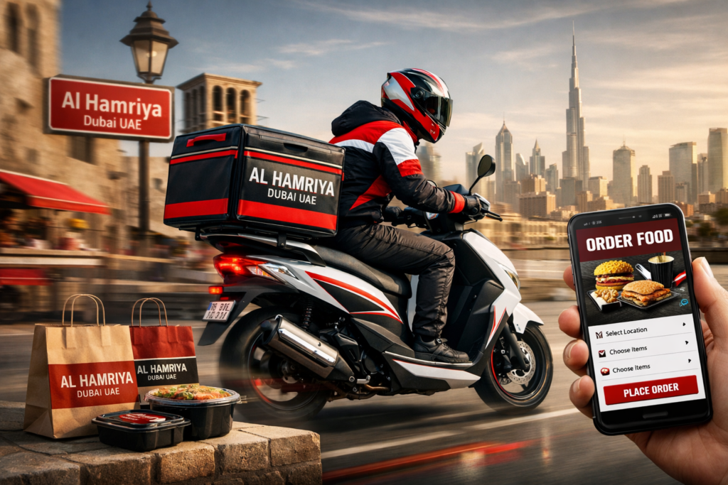 Restaurant Delivery Service in Al Hamriya