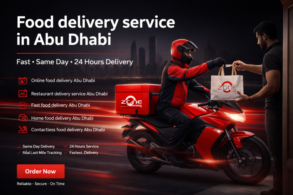 Food delivery service in Abu Dhabi