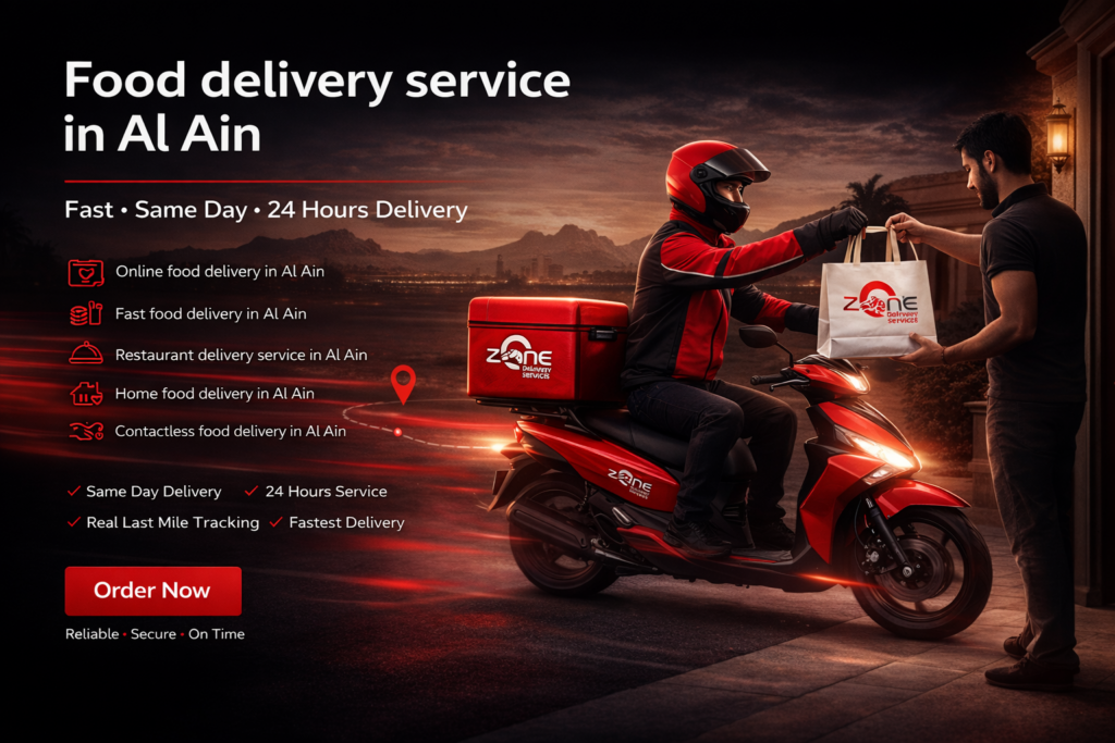 Food delivery service in Al Ain
