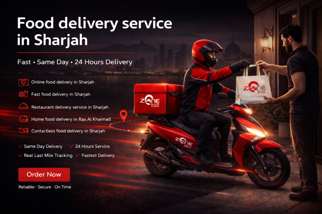 Food delivery service in Sharjah