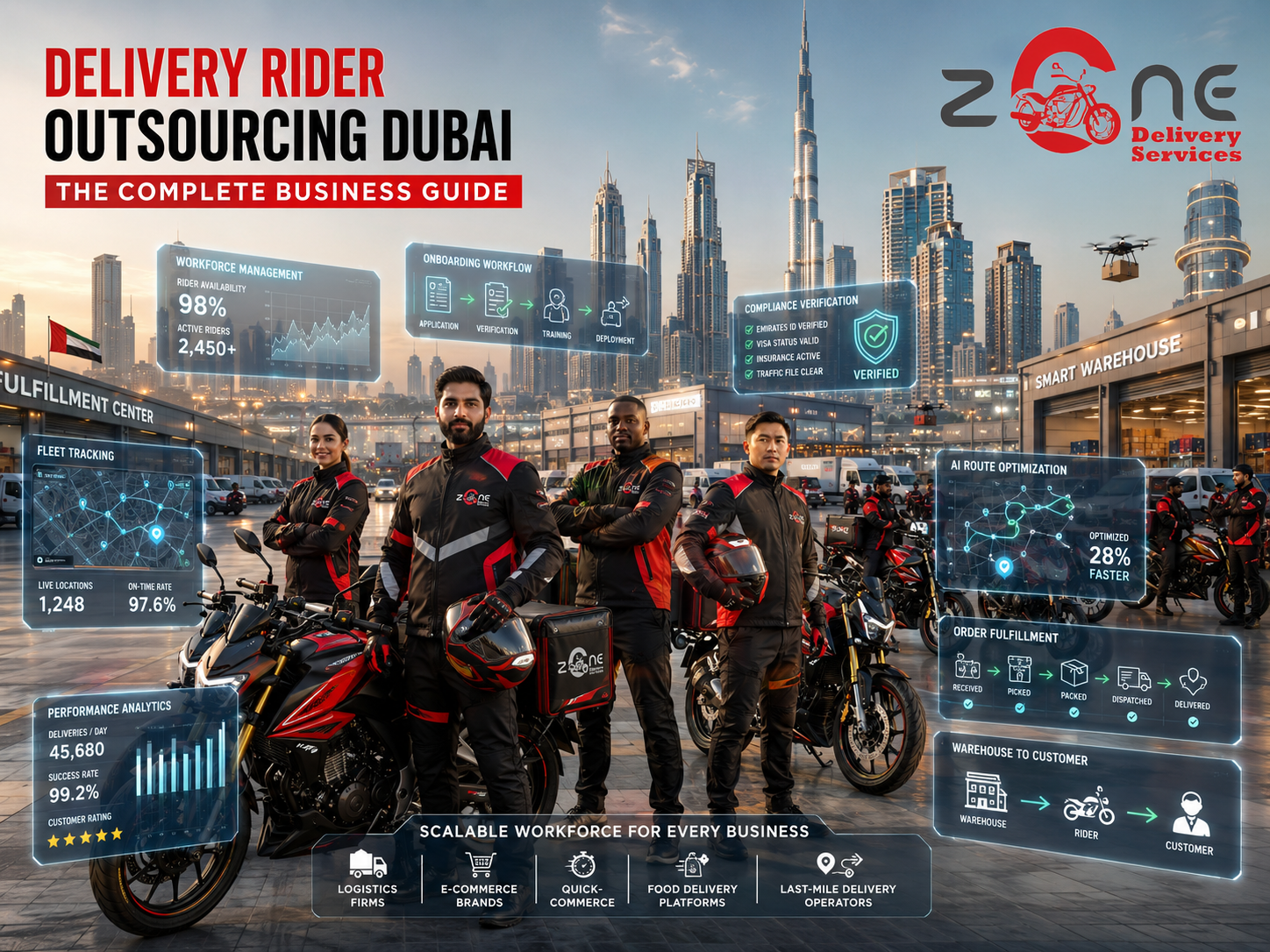 Delivery Rider Outsourcing Dubai