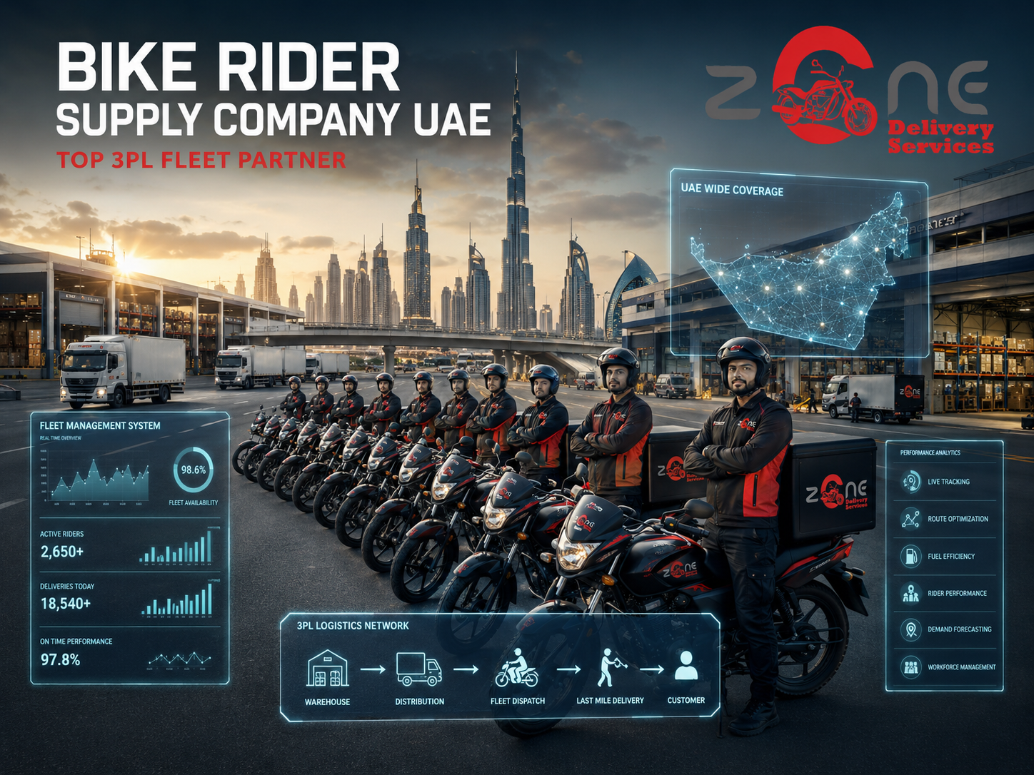 Delivery Rider Outsourcing Dubai